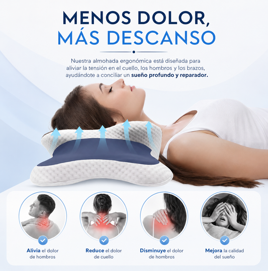 Almohada cervical ergonómica